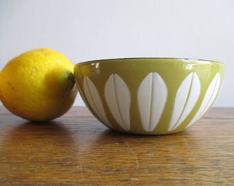 Vintage Small Cathrineholm Green Bowl