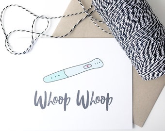 Pregnancy Card. Congratulations on the pregnancy card. New baby card.