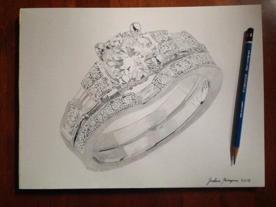 original-drawing-of-an-expensive-diamond-engagement-ring-by