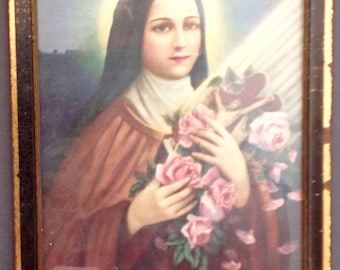 Vintage Holy Picture - Saint Therese of Lieieux