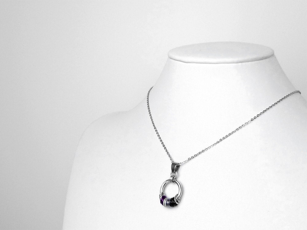 Demisexual Jewelry Demisexuality Demi Pride Necklace