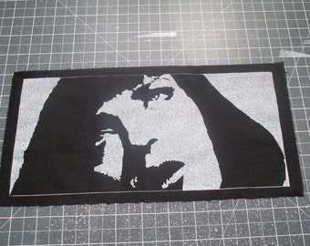 Mia Wallace Back Patch - Print, Screen Print, Punk, Patch, Stencil, Art, Horror, Pulp Fiction.