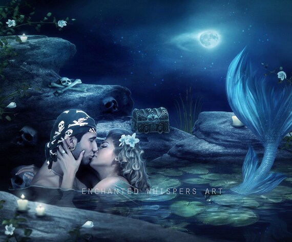 romantic beautiful mermaid