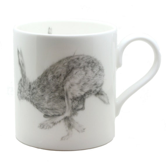 Horace Hare Mug Fine Bone China Country  Kitchen  Gift 