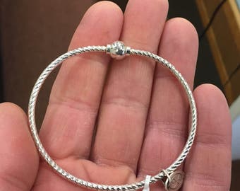 sterling silver cape cod bracelet twist 7 inches bangle