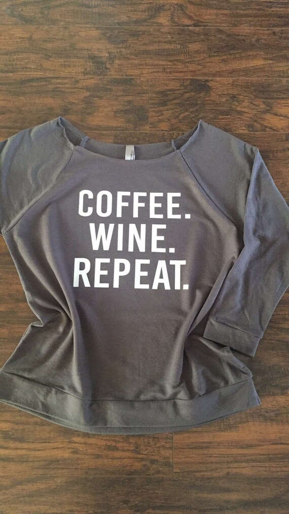 plan for the day sweatshirt coffee run wine