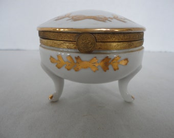 Vintage Porcelain Trinket Box