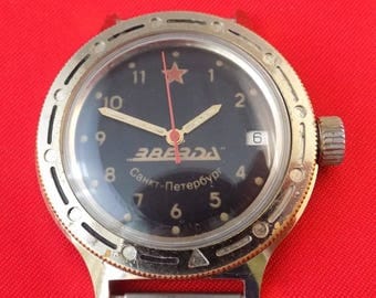 RAREST Soviet wrist watch facotry VOSTOK ZVEZDA Function k352