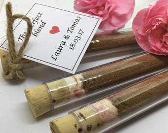 Hot Chocolate Wedding Favours, Chocolate test tubes, Wedding favours, Edible favours, Winter wedding Favours