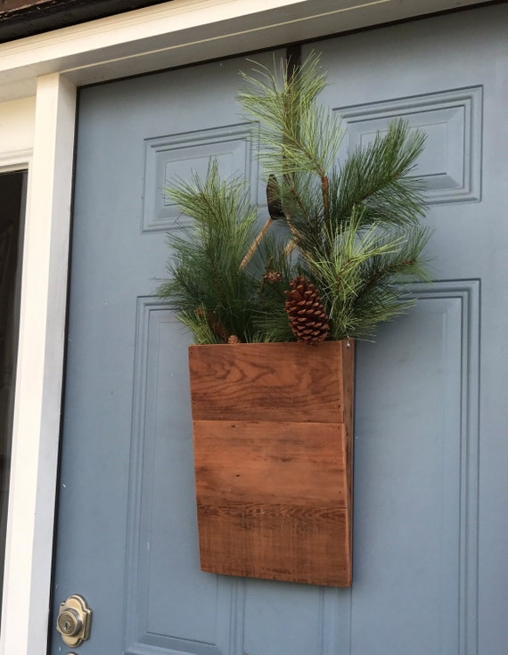 Hanging Door Planter Wood Planter Box for Door Front Door