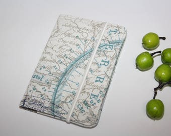 World Map Passport Cover,Fabric Passport Case,Linnen cover,Passport wallet,Mens paspoort Wereldkaart / ATlas _ Reizen