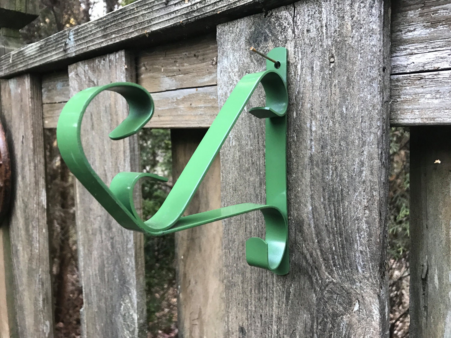 Metal Plant Hanger Vintage Plant Wall Hook Green Wall