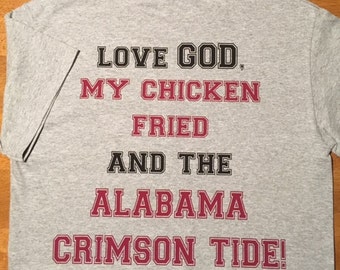 Alabama Crimson Tide fan shirt