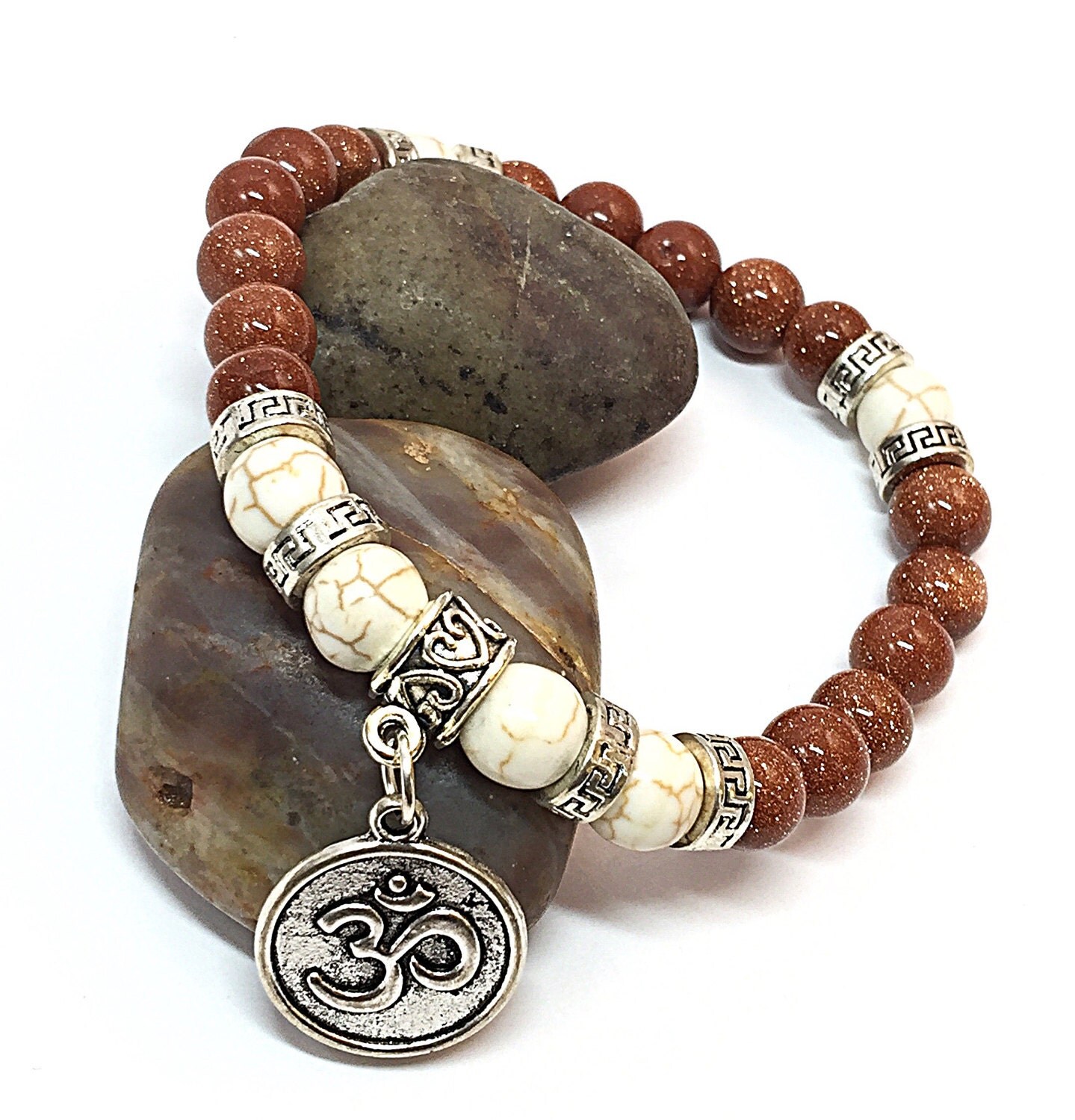 Namaste Bracelet Yoga Bracelet Ohm Bracelet Unisex