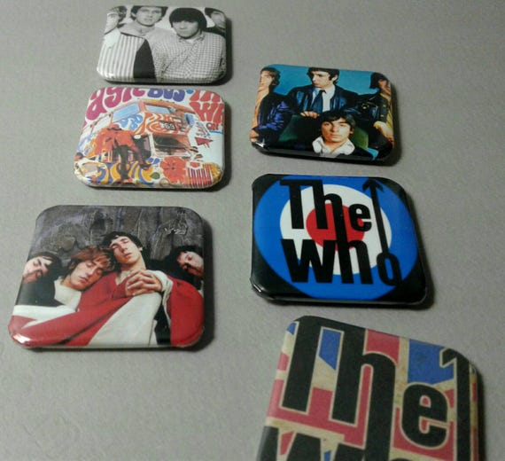 The Who Band Pins Pin Set Custom Pins Pin Backs Rock And