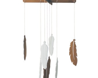 Wooden baby mobile | Etsy