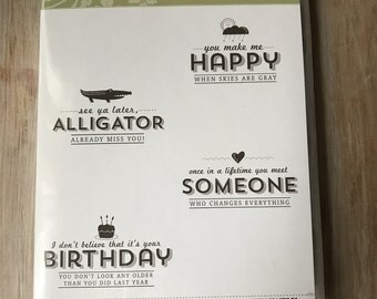 Destash Stampin UP See Ya Later Stamp Set