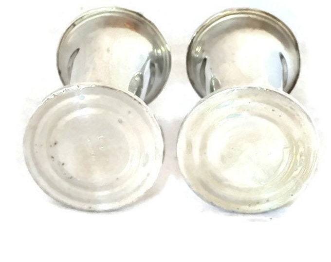 Sterling Silver Empire Salt/Pepper Shakers | Vintage Home Decor