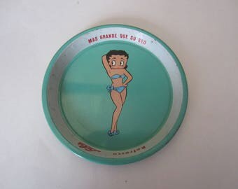 Vintage Mexican Lulu Tin Tray, Vintage Mexican Lulu Tray, Lulu, Mexican Lulu Tray,Cartoon Tray, Mexican Cartoon Tray, Lulu Cartoon Tray