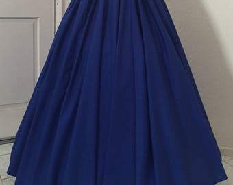 Free Shipping RENAISSANCE SKIRT Medieval Clothing Civil War Pirate Wench Halloween Costume Skirt 11 Colors
