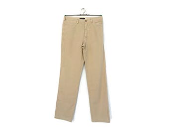 Vintage mens pants / Men's chino pants / Mens cotton trousers / 90's HENRY COTTON'S casual trousers