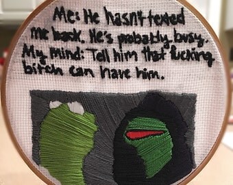 Download Kermit embroidery | Etsy