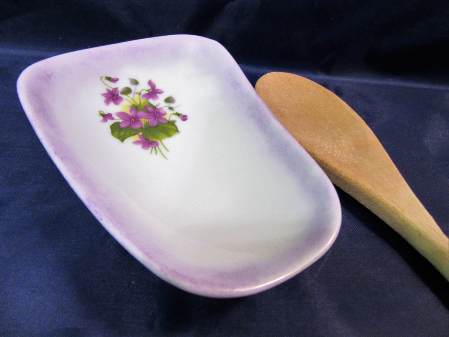 Spoon Rest Kitchen Ceramic Porcelain Pottery Hand Crafted