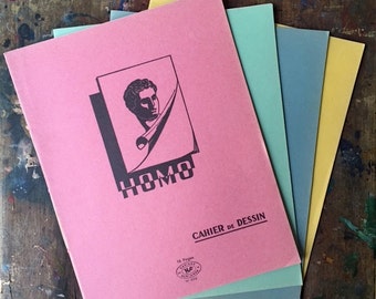 Vintage Unused French School Notebook