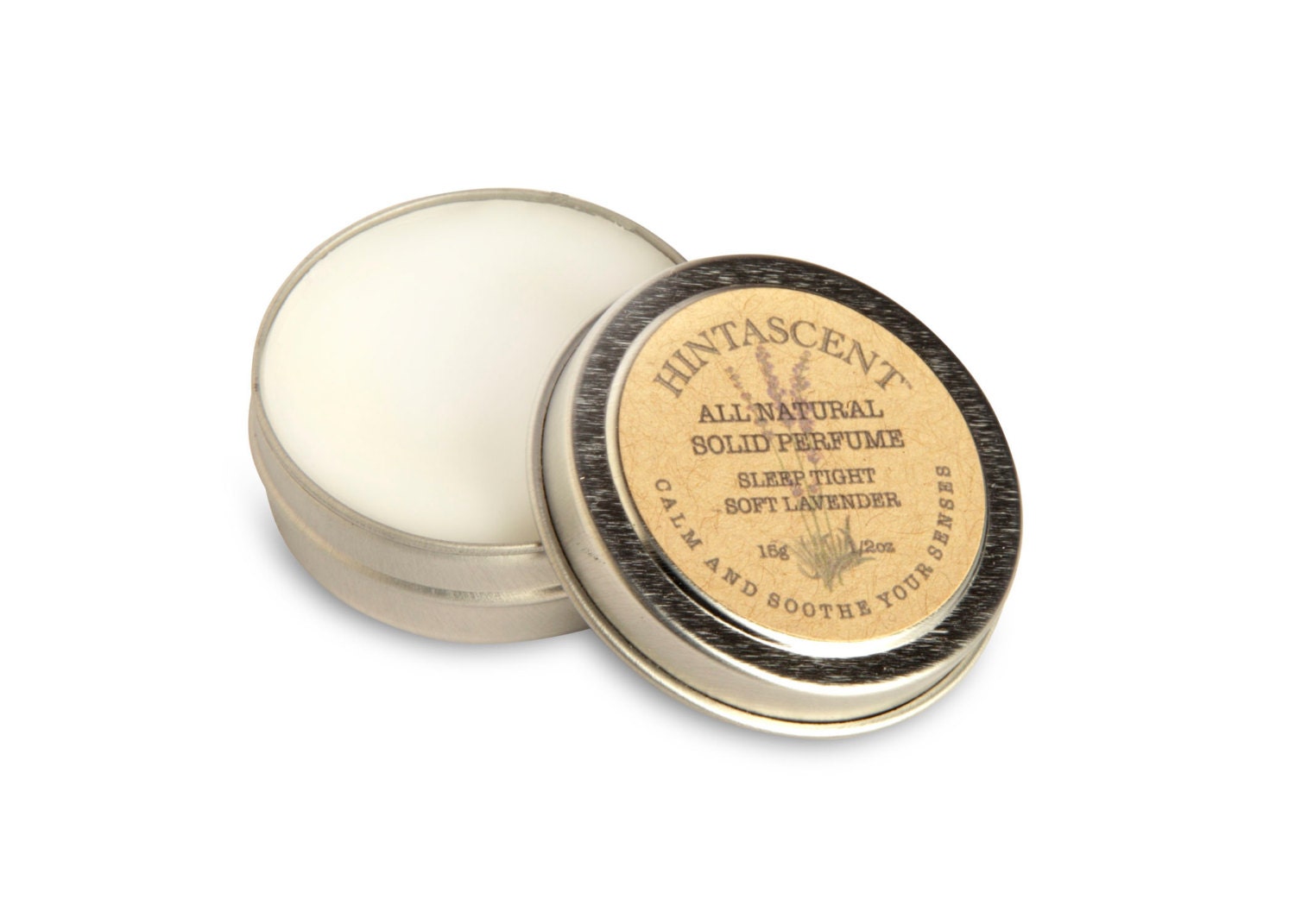 All Natural Solid Perfume By Hintascent 1/2 oz