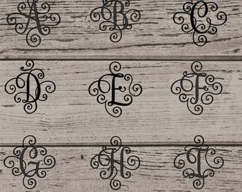 Initial Monogram Sticker, Yeti Monogram Decal, Monogram Cup Decal, Personalized Decal, Yeti Sticker, Decal for Women, Monogram Vinyl Sticker