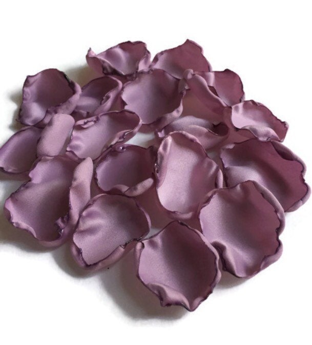 Dusty Purple rose petals dusty lavender by ShabVintiqueFlowers