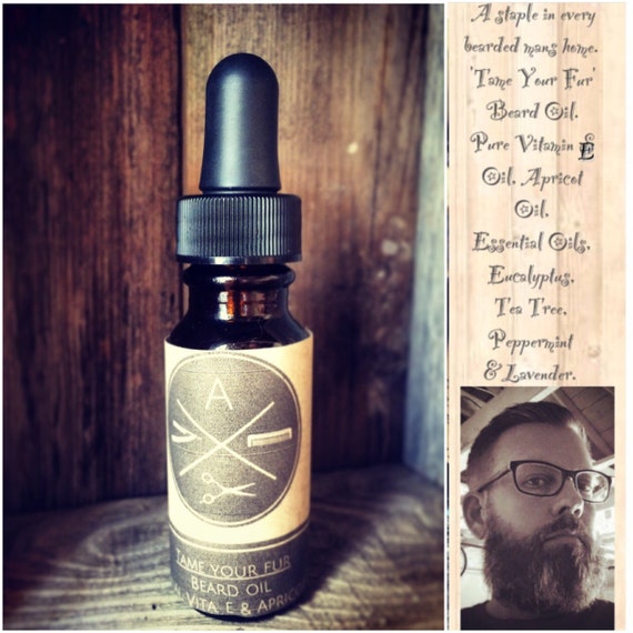 Beard Oil / Tame Your Fur / Pure Vitamin E / Essential oil