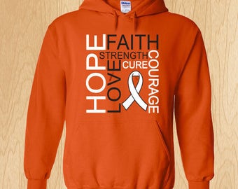 Multiple Sclerosis "Hope Love Faith" Sweatshirt
