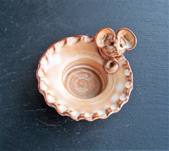 Sweet Cornish Ceramic Mouse Tea Light Holder Charlestown