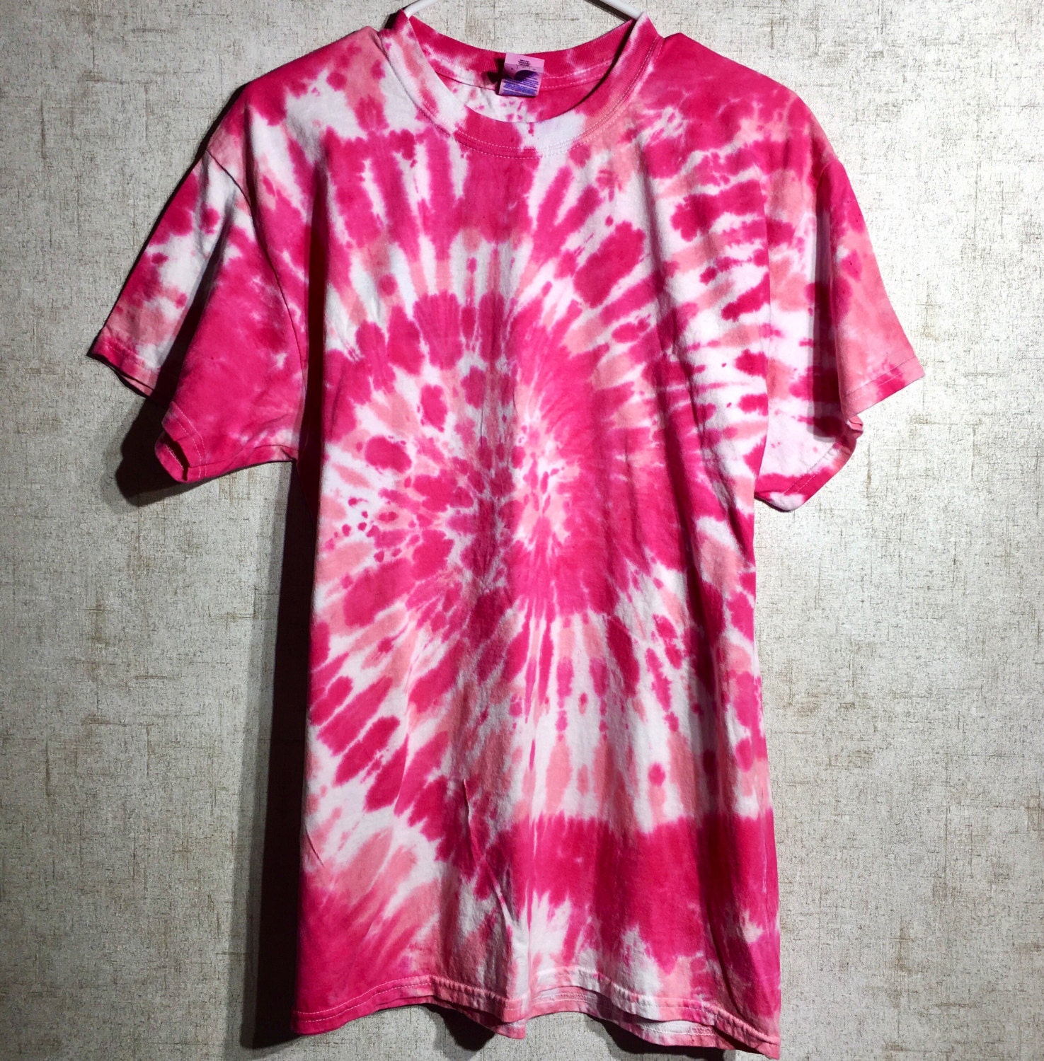 pink tie dye shirt diy