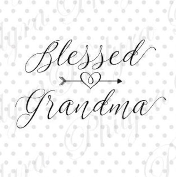 Download Blessed Grandma, printable, Svg, Christmas Svg, Digital ...