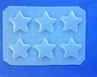 Star Mold, Kawaii Star Mold, Plastic Star Mold, Resin Star Mold, Decoden Star Mold, Plastic Resin Mold, Jewelry Star Mold, Polymer Clay Mold