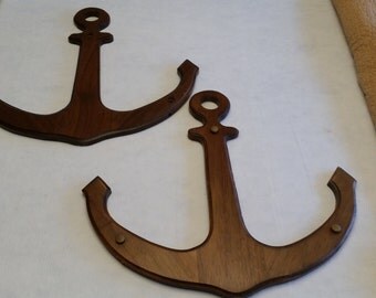 Wooden Anchor Wall Decor large wooden anchor | etsy Wooden Anchor Wall Decor large wooden anchor | etsy