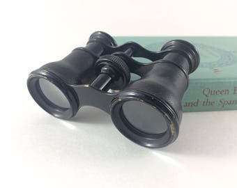 French Opera Glasses - Black Opera Binoculars - Paris Opera Glasses - LeMaire Opera Glasses - LeMaire Fab Opera Glasses - Small Binoculars