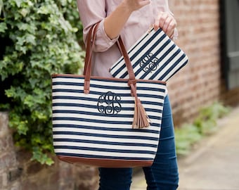 Monogram Stripe Purse, Monogram Purse, Monogram Stripe Handbag, Monogram Shoulder Bag, Monogram Tote, Personalized Purse, Bridesmaids Gifts