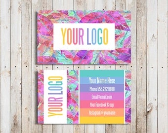 Custom Business Cards Personalized Home Office Approved Font and Colors LuLa Business Cards Digital Business Cards LLR Teams