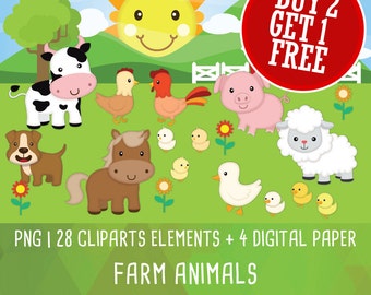 Barn clip art | Etsy