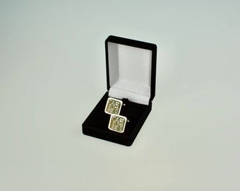 Real Gold Circuit Board / Motherboard Cufflinks - Formal Geek Cufflinks - Teacher Gifts - Nickel Plated Cuff links