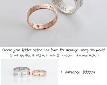 custom name ringpersonalized signature ring rose gold promise rings for couples personalized - Rings For Wedding custom name ringpersonalized signature ring rose gold promise rings for couples personalized - Rings For Wedding