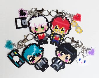 Mystic Messenger (DEEP ROUTE) Perler Keychains