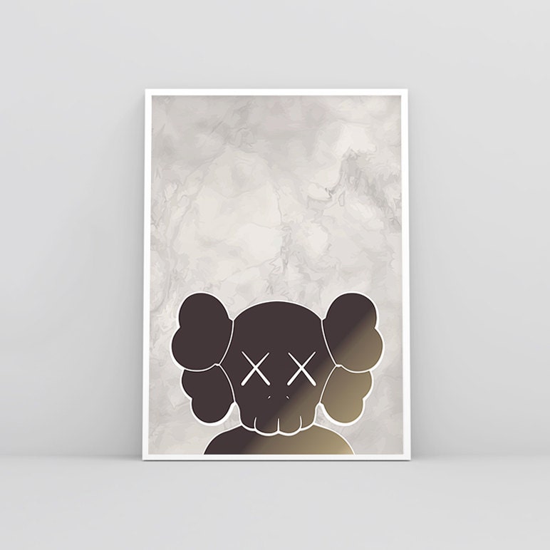 Kaw Kaws Print Kaws Art Print Kaws Poster Kaws Companion