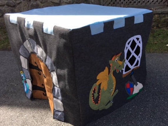 Castle with Dragon Playhouse Pattern