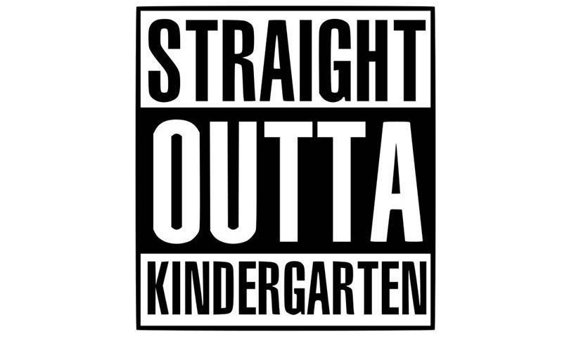 Download Straight outta kindergarten svg straight outta svg svg dxf