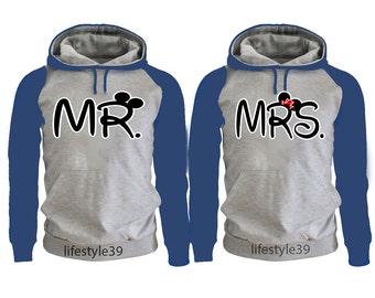 mickey minnie couple hoodies