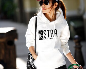 Star Labs Sweatshirt, STAR Laboratories Flash The TV Series S.T.A.R. Labs Soft Hoodie, Star Labs Unisex Hooded Shirt Pullover Gift Present